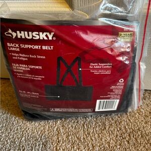 Husky Black Back Support Belt